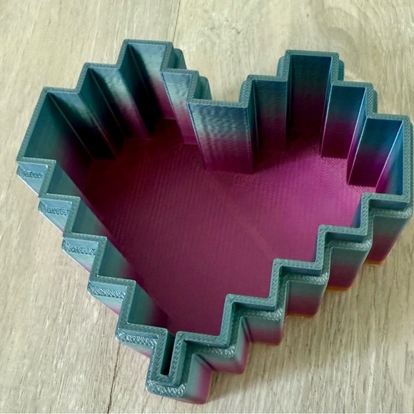 3D Printed Frustration Heart Jewelry Box Valentines Gift - Picture 8 of 15